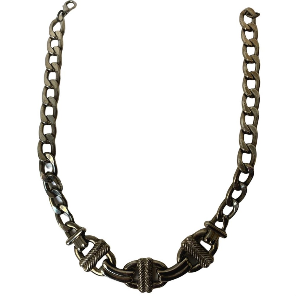 Guy Laroche Silver Chain Necklace